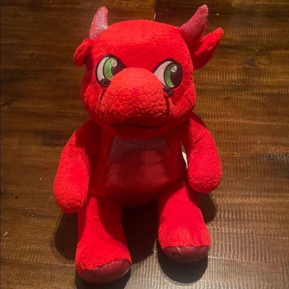 Red Plush Dragon Toy Build A Bear BAB Great Wolf Lodge - Picture 1 of 10